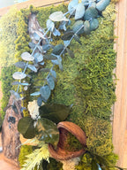 Tableau végétal stabilisé 46 × 35 cm- Écorce Sauvage