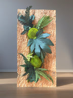 Cadre végétal stabilisé en écorce naturelle – 60x30 cm | Pièce unique artisanale