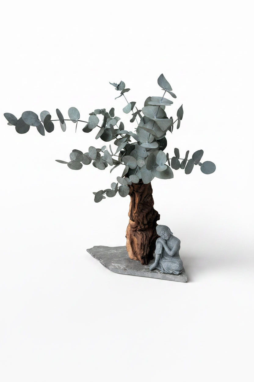 Bonsaï de la Sérénité – Bois de Mopani & Eucalyptus Stabilisé