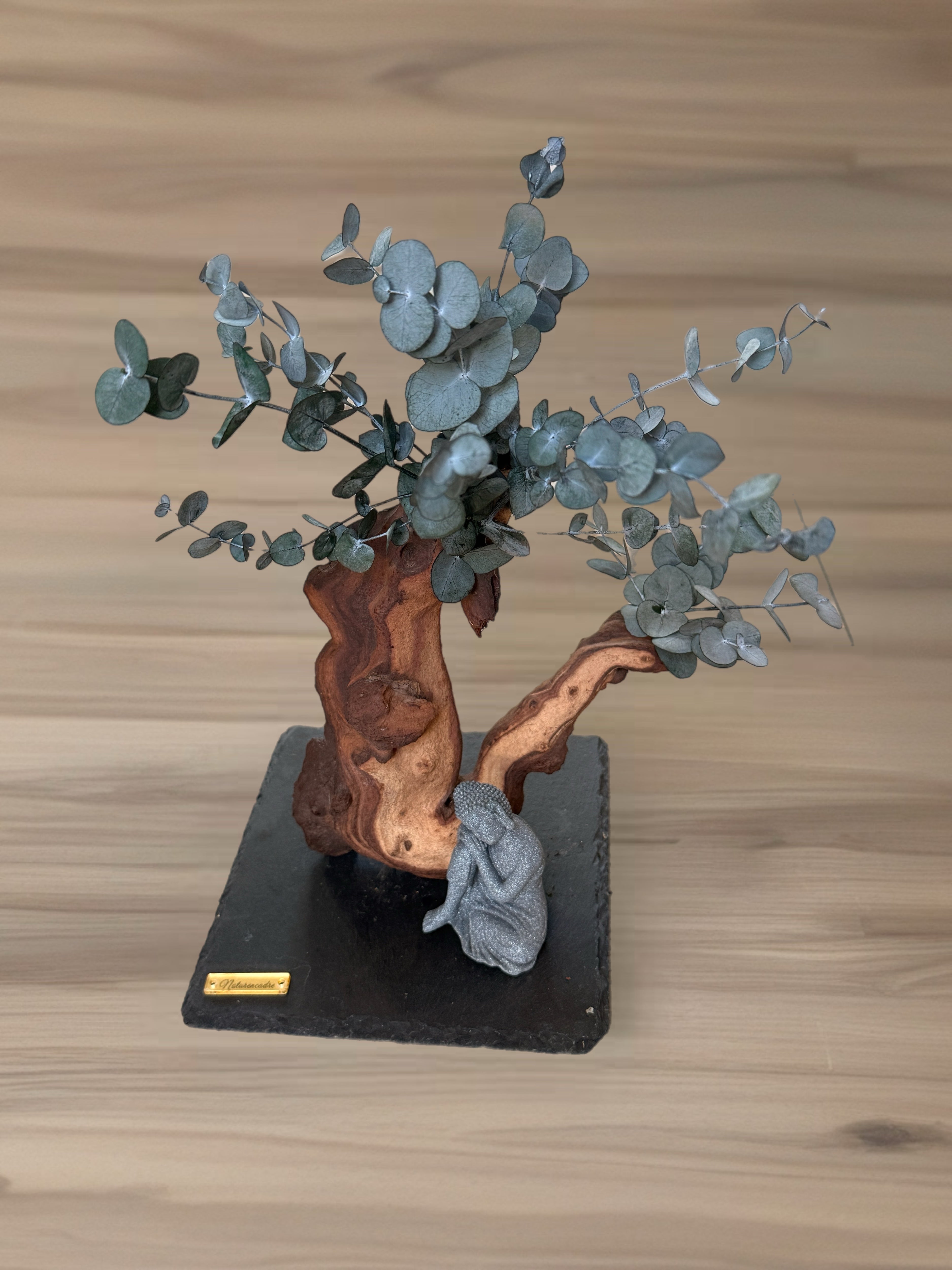 Bonsaï de la Sérénité – Bois de Mopani & eucalyptus stabilisé