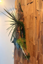 Éclat Sauvage – Sculpture végétale en bois de Mopani