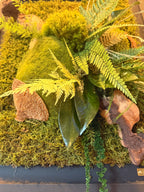 Échappée Sauvage – Tableau végétal stabilisé 3D