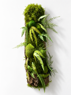 Le Totem végétal – Sculpture murale en écorce, 58 × 23 cm