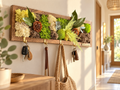 L’Entrée Naturelle – Porte-clés mural végétal stabilisé | 43 × 13 cm