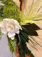 L’Élan de la Nature – Sculpture végétale murale sur liane, 55 cm